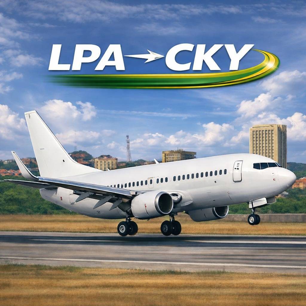 Vuelo directo WRK713: Gran Canaria (LPA) en Conakry (CKY) en 3 horas y Nonstop Espana a Guinea Conakry Vuelo directo WRK713: Gran Canaria (LPA) en Conakry (CKY) en 3 horas y Nonstop Espana a Guinea Conakry